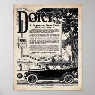 Affiches Signe vintage d'automobile - automobile de Dort