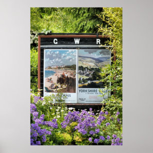AFFICHES SIGNES D'ANCIENNE GARE