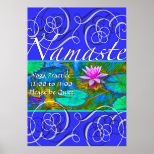 Affiches S'il vous plaît être pratique de Yoga tranquille d