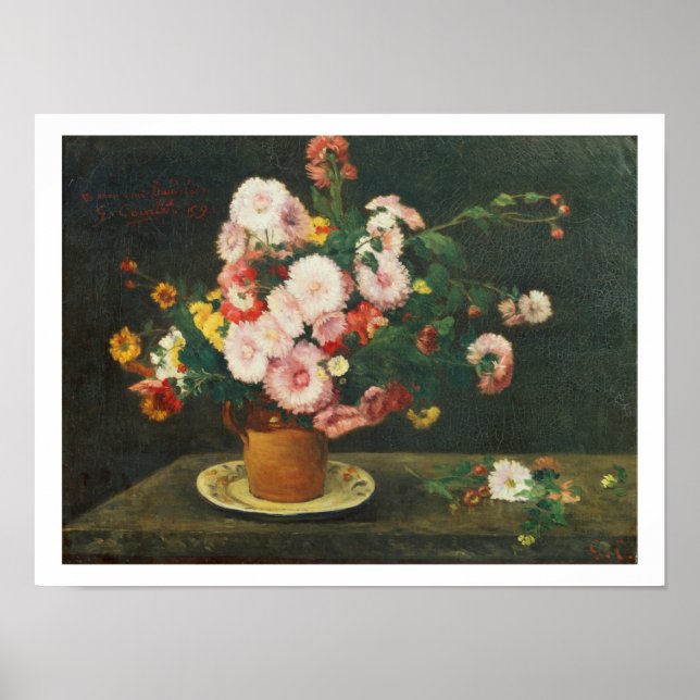 Affiches Silence with asters (Devant)