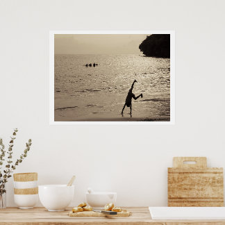 Affiches silhouette active