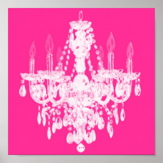 Affiches Silhouette de lustre contemporain - Imprimer #1
