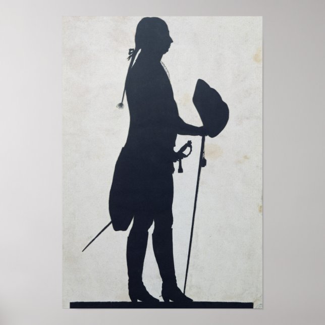 Affiches Silhouette d'un homme (Devant)