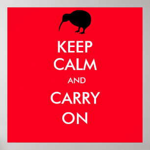 Affiches Silhouette KIWI