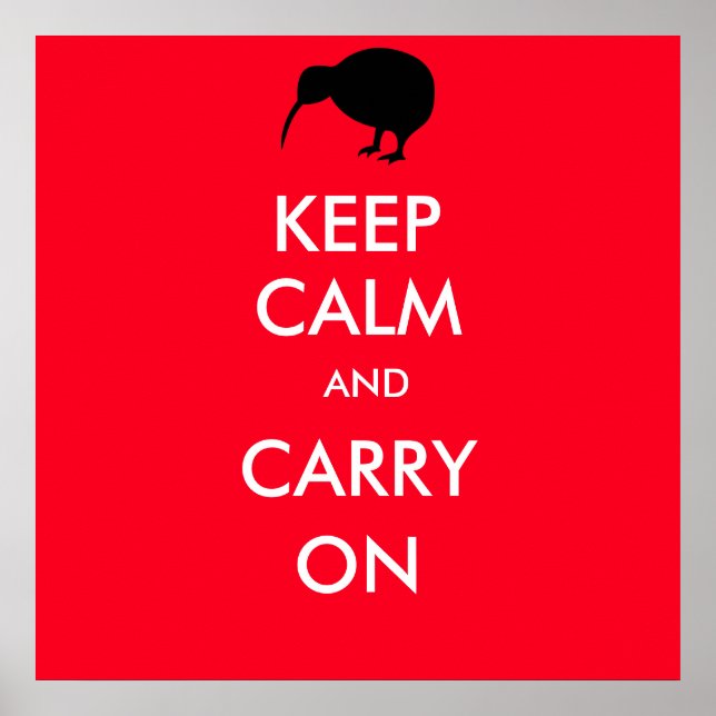 Affiches Silhouette KIWI (Devant)