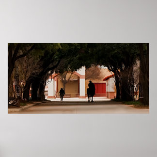 Affiches Silohuette Cowboy