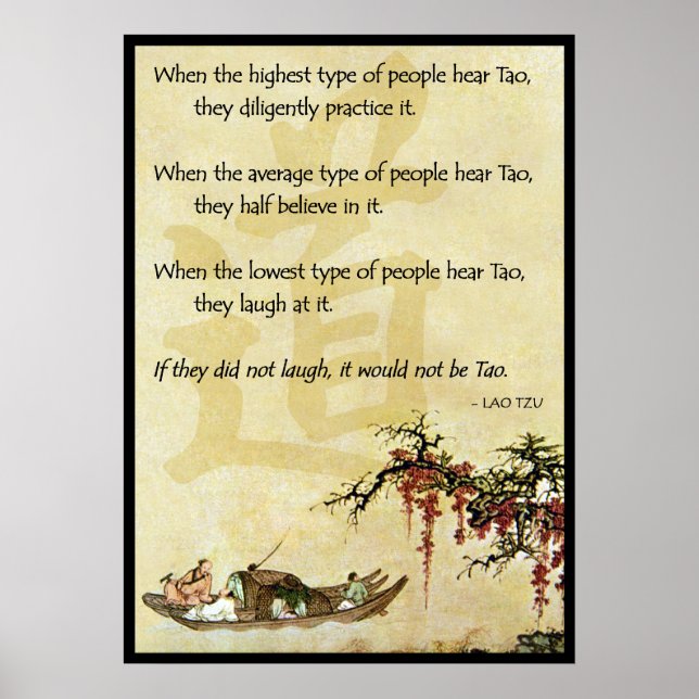 Affiches S'ils ne riaient pas, ce ne serait pas Tao (Devant)