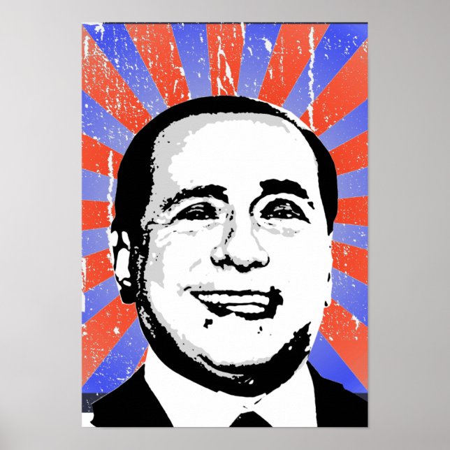 Affiches Silvio Berlusconi (Devant)
