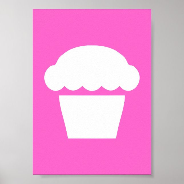 Affiches simple cupcake (Devant)