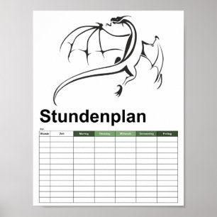 Affiches Simple Dragon Volant
