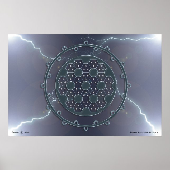 Affiches Simulateur de masse isotopique II hydrogène-5 (Devant)