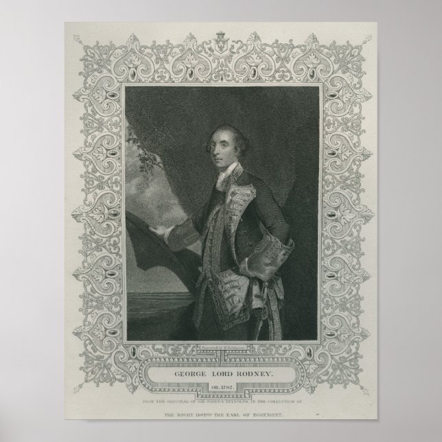 Affiches Sir George Brydges Rodney (Devant)
