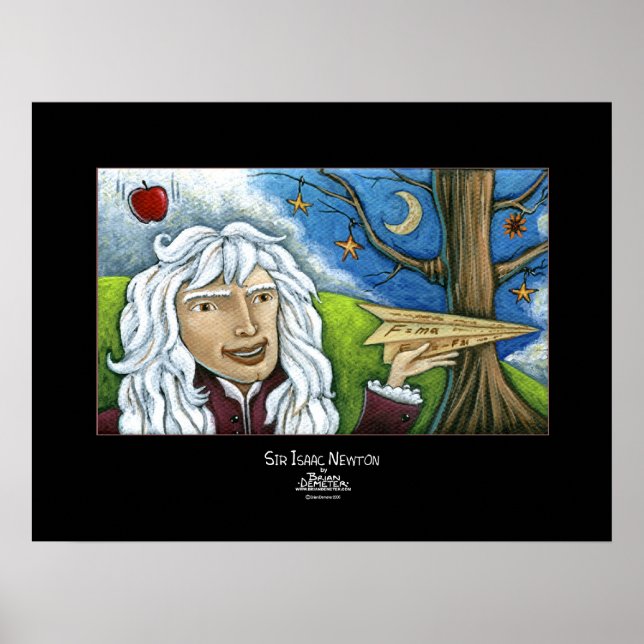 Affiches Sir Isaac Newton (Devant)