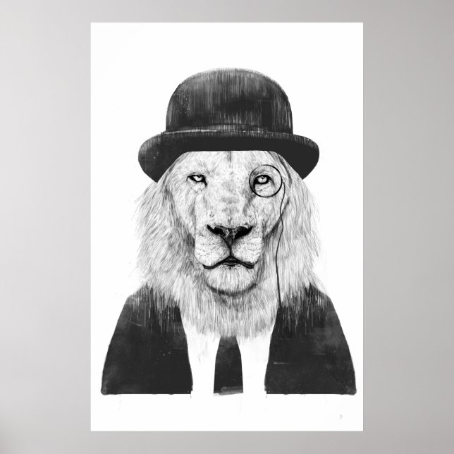 Affiches Sir lion (Devant)
