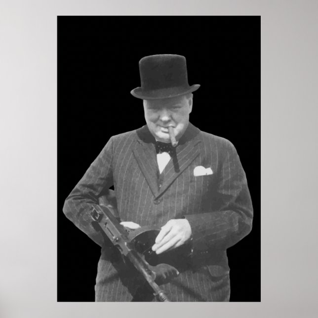 Affiches Sir Winston Churchill (Devant)