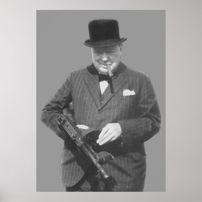 Affiches Sir Winston Churchill (Devant)