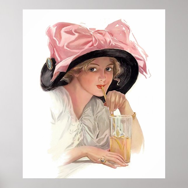 Affiches Siroter du soda (Devant)