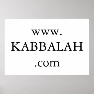 Affiches site web de kabbalah