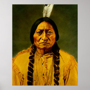 Affiches Sitting Bull Amérindien