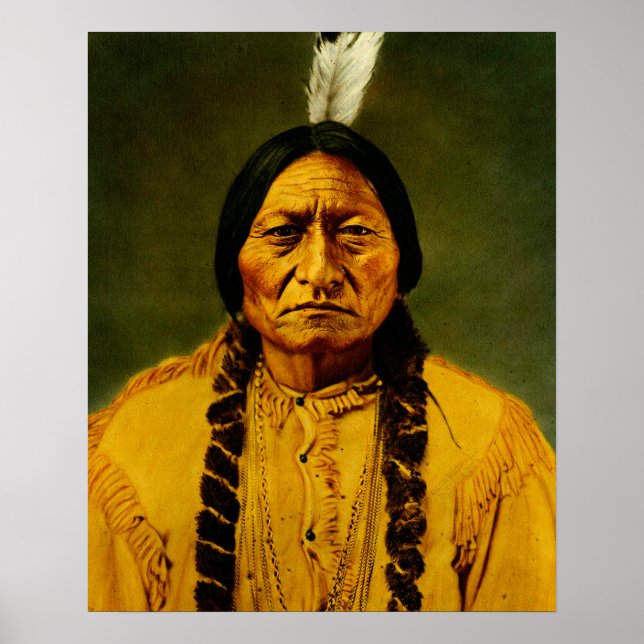 Affiches Sitting Bull Amérindien (Devant)