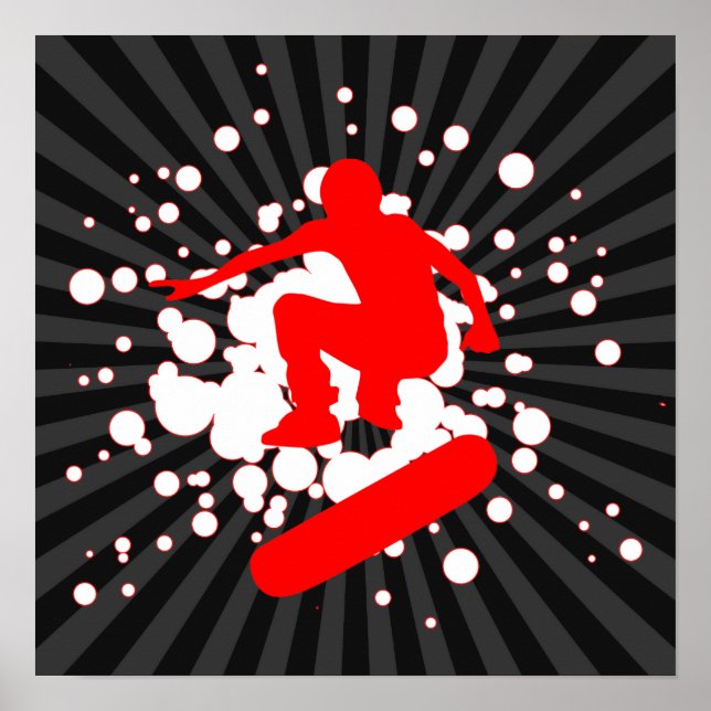 Affiches skateboard : bulles : (Devant)