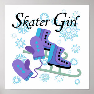 Affiches Skater Girl