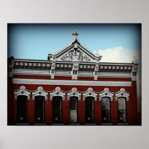 Affiches Skean's Block 1889 Albia, Iowa