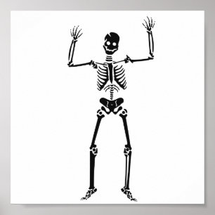 Affiches Skeleton d'Halloween