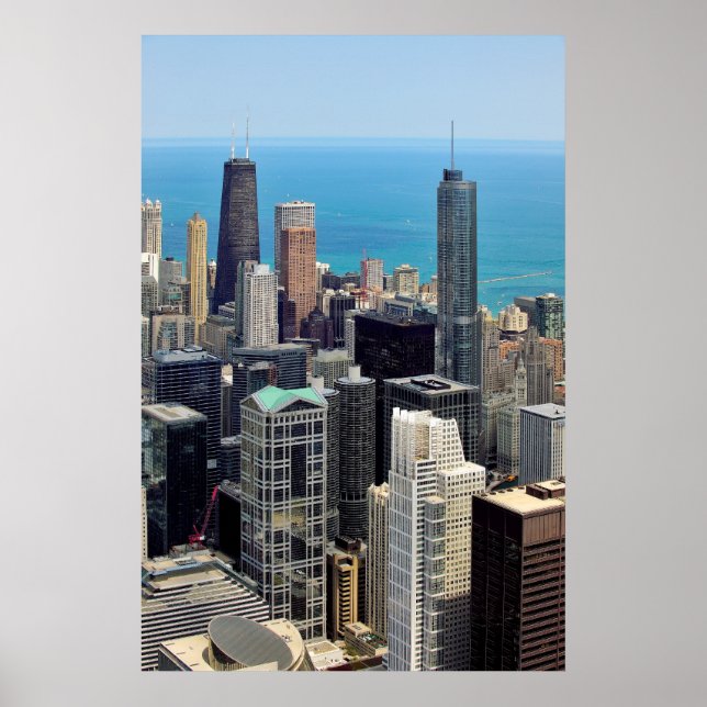 Affiches Skyline de Chicago (Devant)