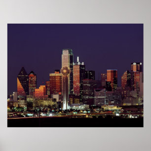 Affiches Skyline de Dallas, Texas