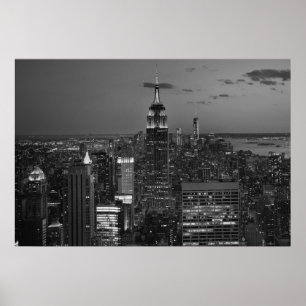 Affiches Skyline de nuit de New York