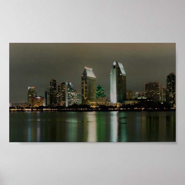 Affiches Skyline de San Diego (Devant)