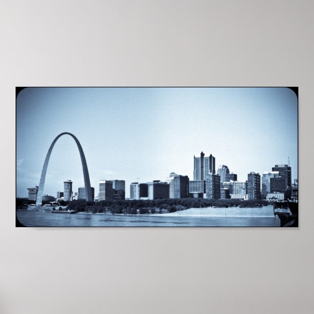 Affiches skyline de st. louis (Devant)
