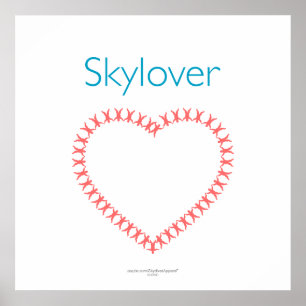 Affiches Skylover Relative Work Heart