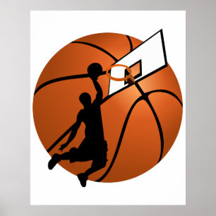 Affiches Slam Dunk Basketball