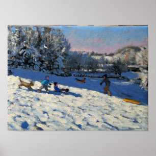 Affiches Sledging près de Youlgreave Derbyshire