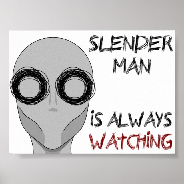 Affiches Slenderman- Regarder (Devant)