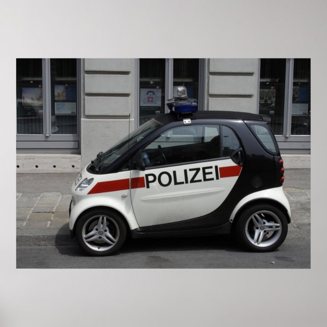 Affiches Smart Polizei Auto (Devant)