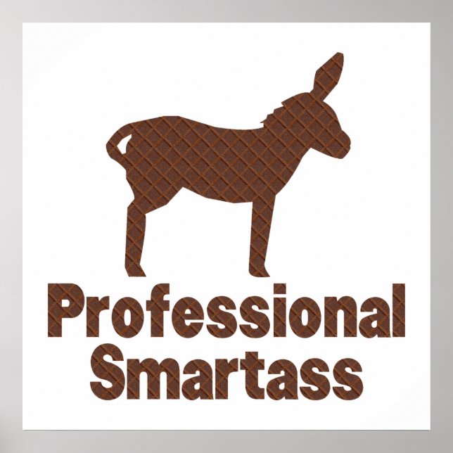 Affiches Smartass professionnel (Devant)