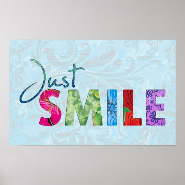 Affiches Smile Happy Citation 01 (Devant)