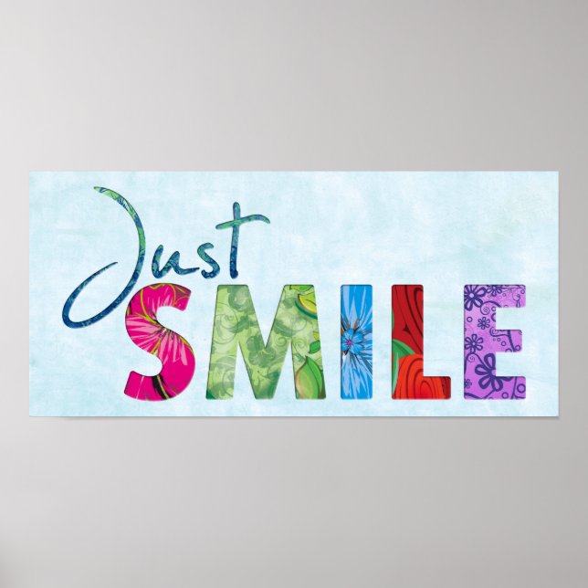 Affiches Smile Happy Citation 01 (Devant)
