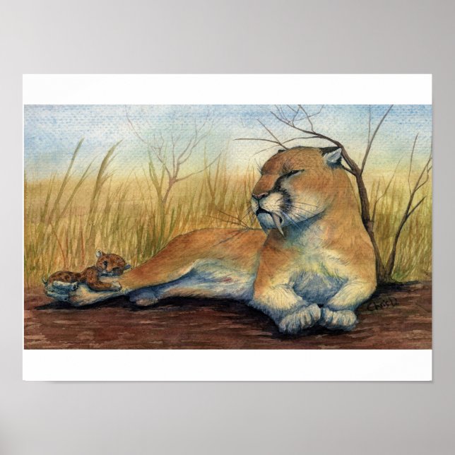 Affiches Smilodon Print (Devant)