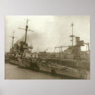 Affiches SMS Seydlitz après le Jutland
