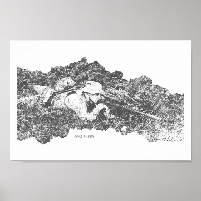 Affiches Sniper SWAT (Devant)