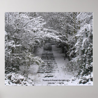 Affiches Snow steps