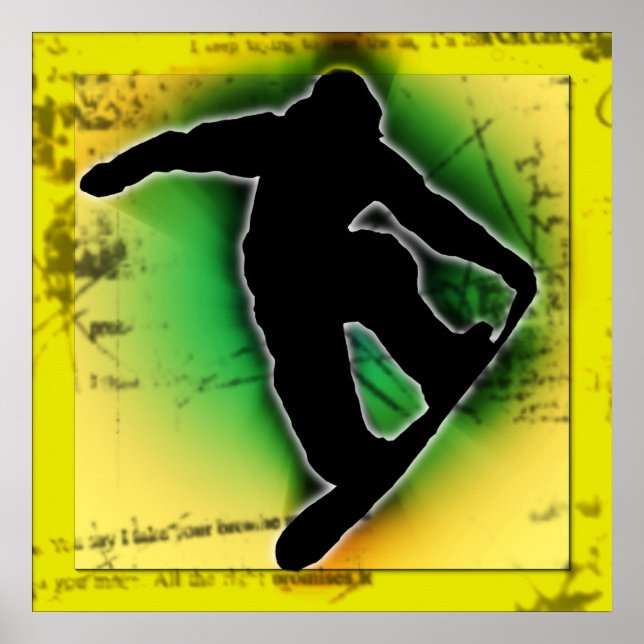 Affiches Snowboard (Devant)