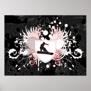 Affiches snowboard hi-fi