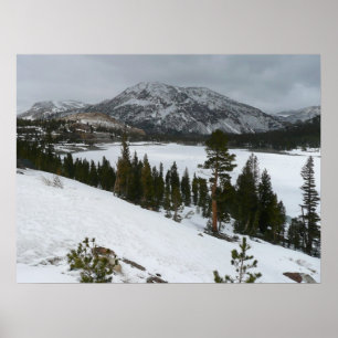 Affiches Snowy Ellery Lake California Paysage hivernal
