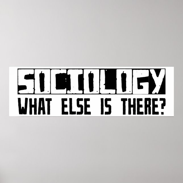 Affiches Sociologie Qu'Y A-T-Il D'Autre ? (Devant)