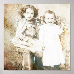 Affiches Soeurs et dentelle